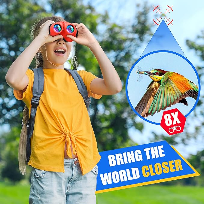 LET'S GO! Binocular for Kids, Compact High Resolution Shockproof Binoculars - Image 3