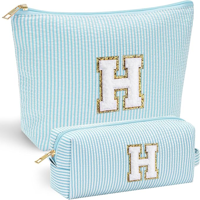 YOOLIFE Initial Makeup Bag for Women by YOOLIFE
