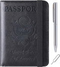 Passport Holder Cover Wallet Travel Essentials Leather Rfid Blocking Case by LOHASLIFE