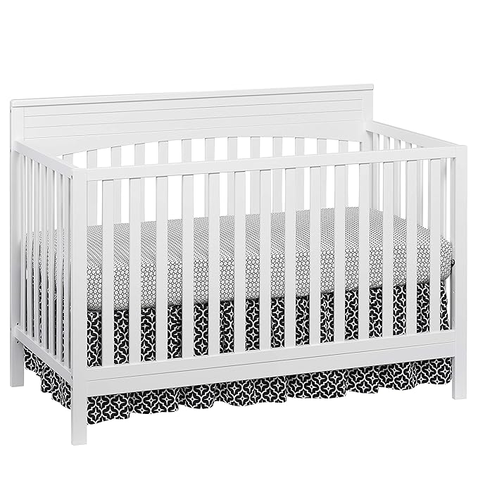 Oxford Baby Harper 4-in-1 Convertible Crib, Snow White by OxfordBaby