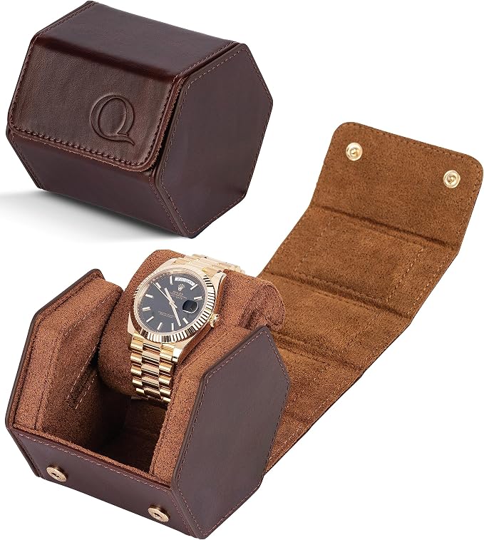 Leather Watch Cases for Men by QWatch