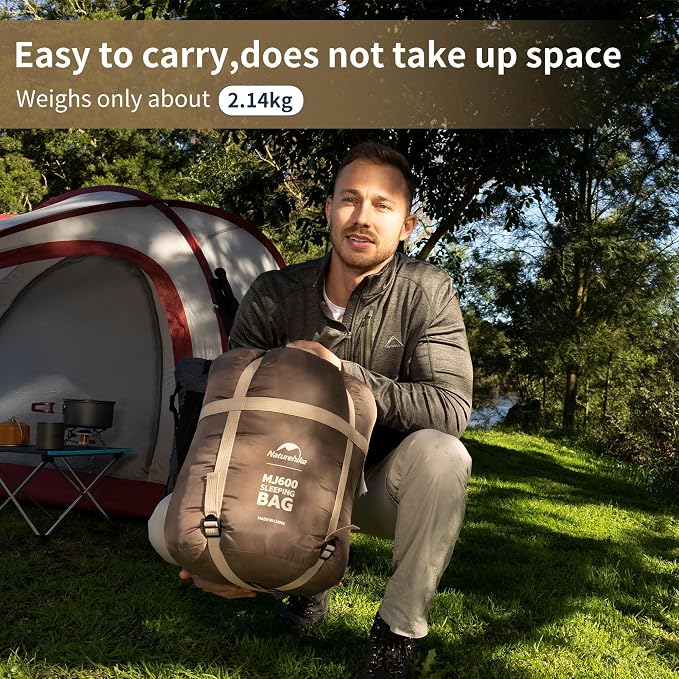 Naturehike Sleeping Bags for Adults, 23/39℉ Mummy Backpacking Sleeping Bag - Image 7