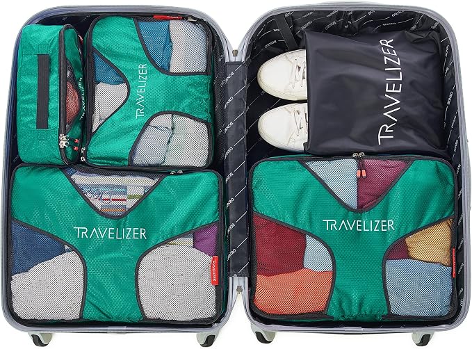 Travel Packing Cubes 5 pcs Luggage Organizer Set - Image 8