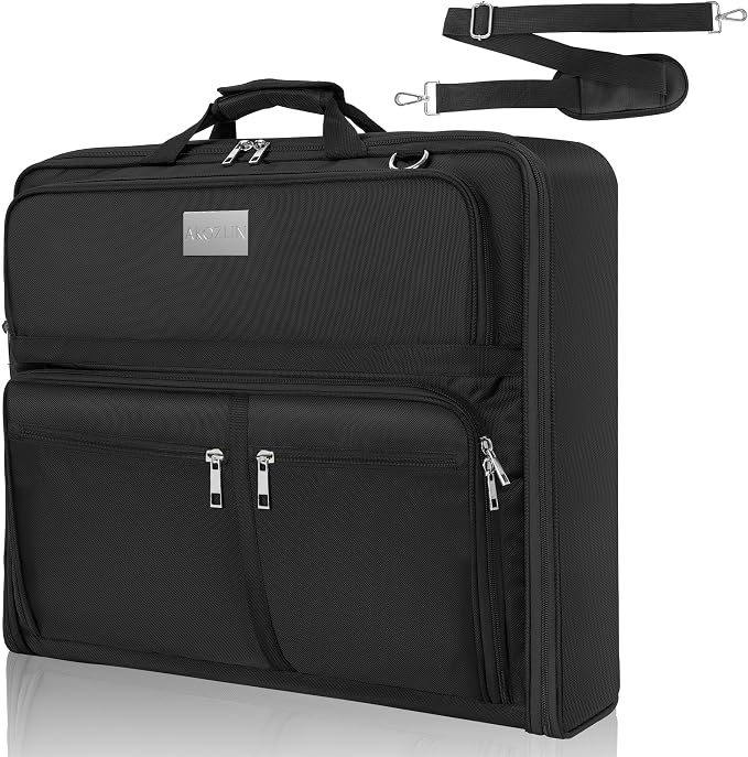 AKOZLIN Travel Luggage Garment Bag Foldable Hanging Suit Bag by AKOZLIN
