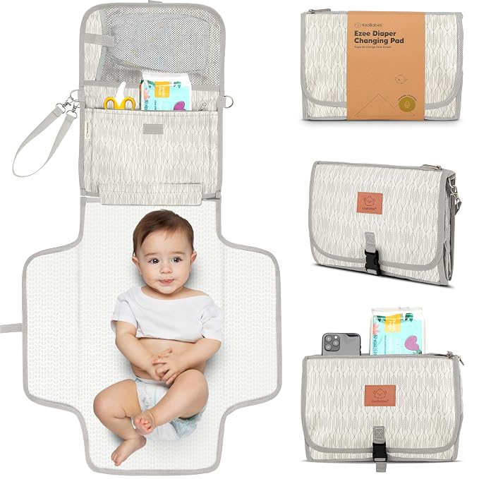 KeaBabies Portable Diaper Changing Pad by KeaBabies