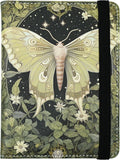 Luna Moth Passport Holder for Women and Men PU Leather Passport Cover for Travel by bassyilCustomizedforlife