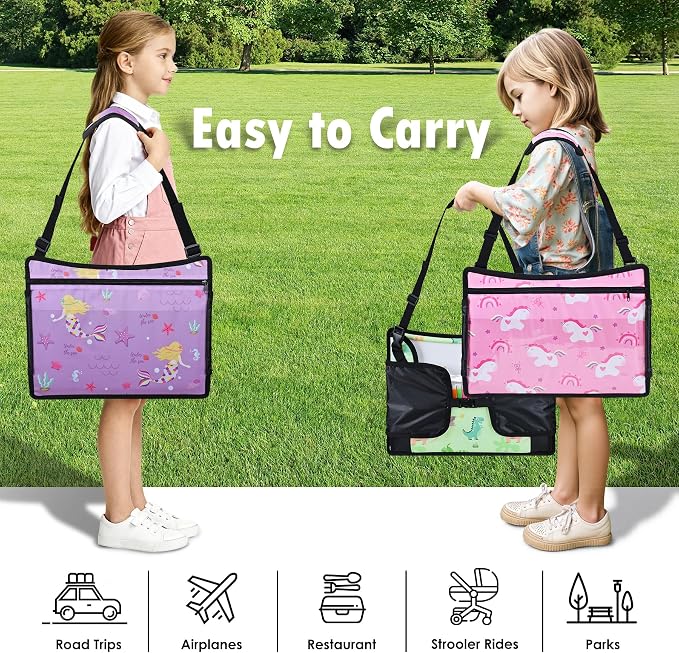 3PCS Kids Travel Tray for Airplane - Image 10
