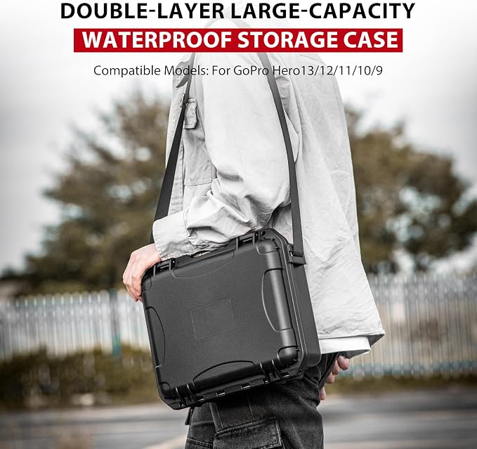 Hard Case Organizer For Gopro Hero 13/12/11/10/9/8 Media Mod/Volta/Protective - Image 7