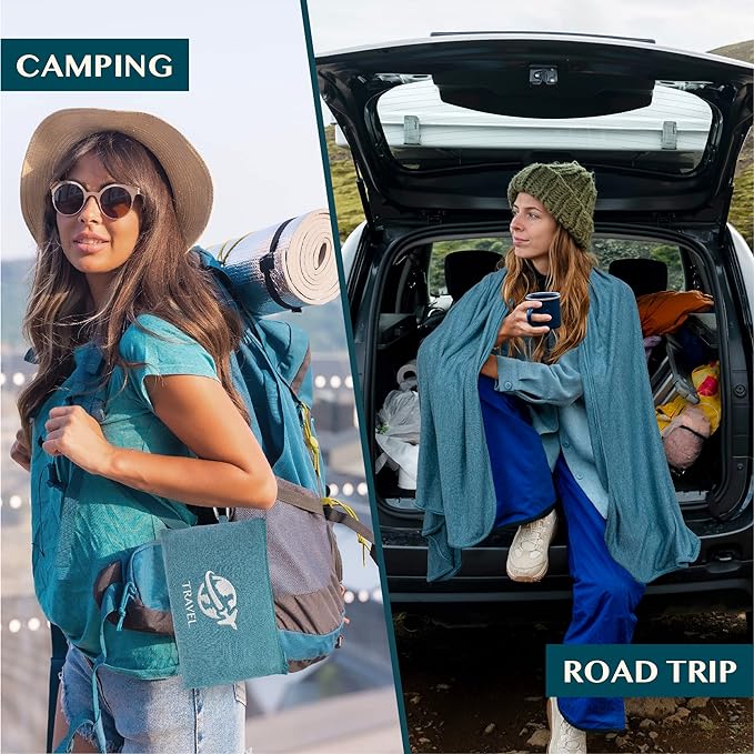 PAVILIA Travel Blanket Airplane Compact - Image 4