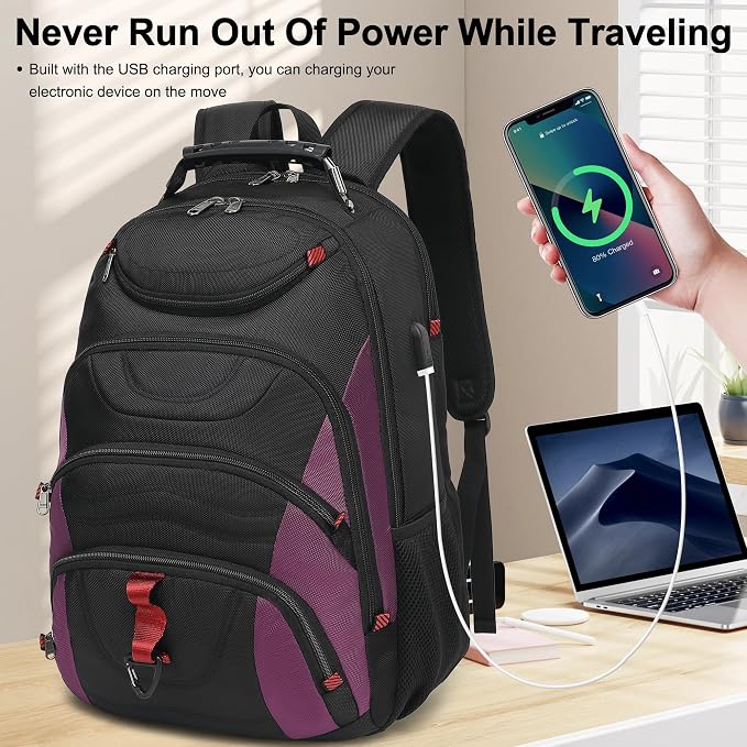 Boavan Laptop Backpack for men, 17.3 inch Laptop Bag - Image 7