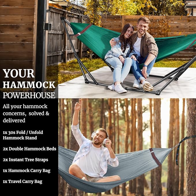 Tranquillo Combo x2 Hammocks - Image 9
