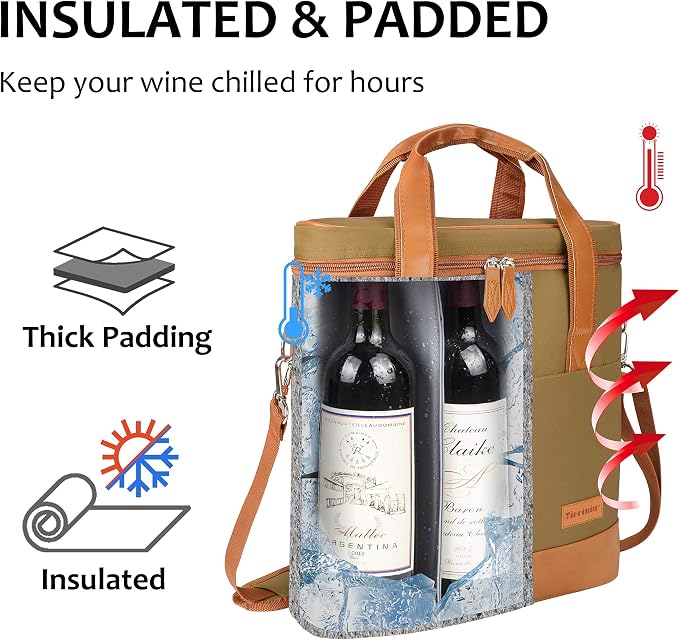 Tirrinia Insulated Wine Gift carrier - Image 2