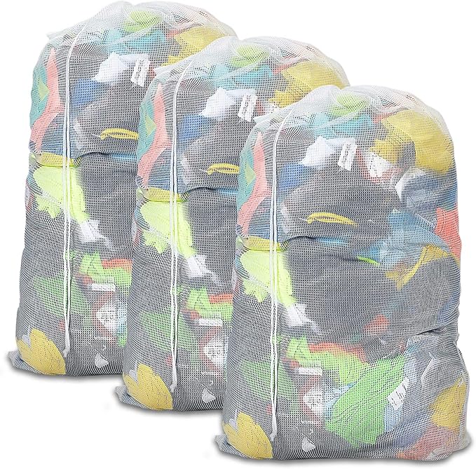 Laundry Bags, Mesh Heavy Duty 24" x 36" by Dalykate