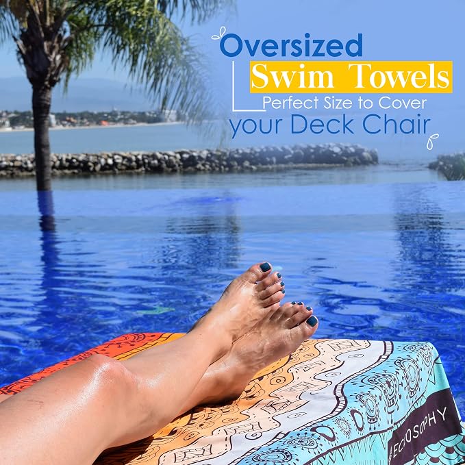 ECCOSOPHY Microfiber Beach Towel - Image 9