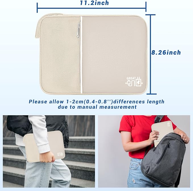 Electronics Organizer, Travel Cord Organizer Pouch, Portable Cable Organizer - Image 3
