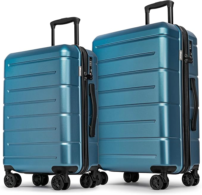 KYME Luggage Sets 2 Piece Hardshell 22"/26" Suitcase by KYME