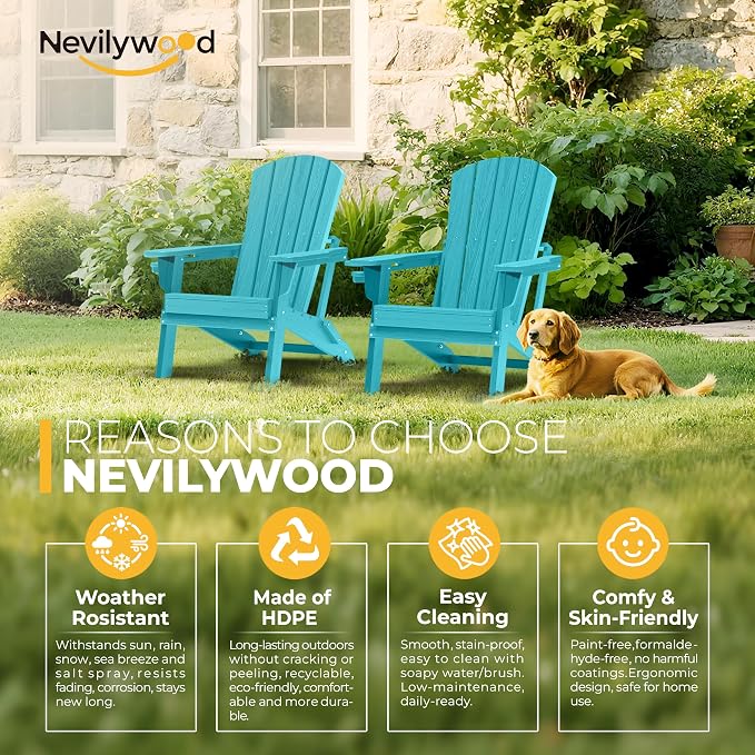 Folding Adirondack Chair - Image 3