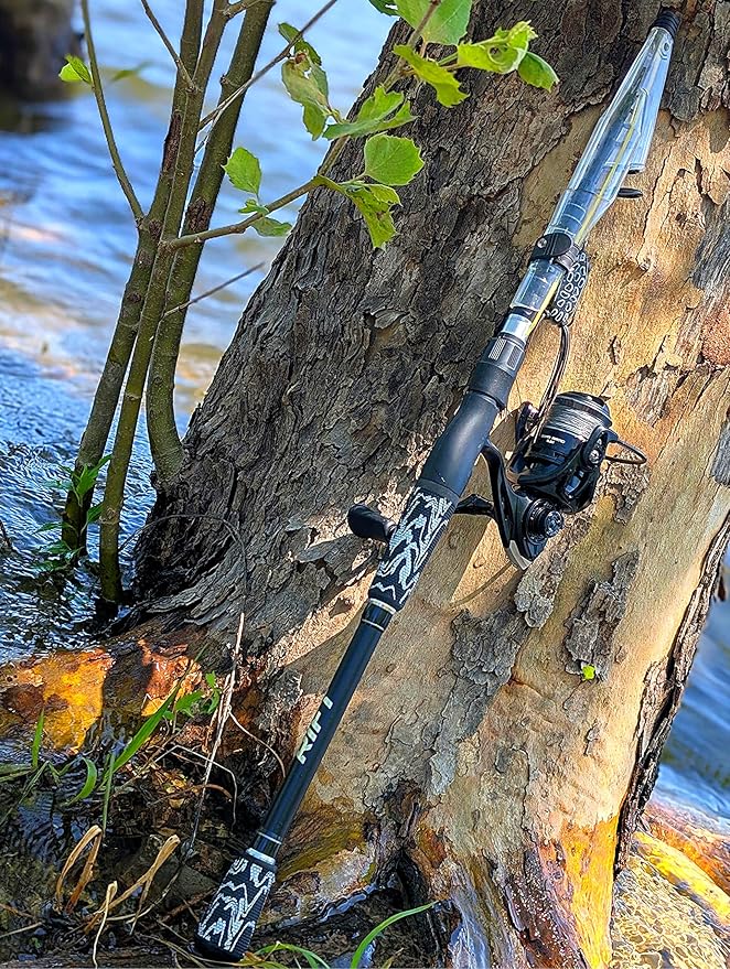 RIFT Venture Telescopic Fishing Rods, Rubber Grips, Fuji Guides, Carbon Fiber - Image 8