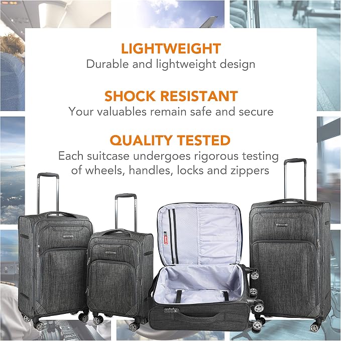 Cantor Ultra Lightweight Softside Luggage - Image 5