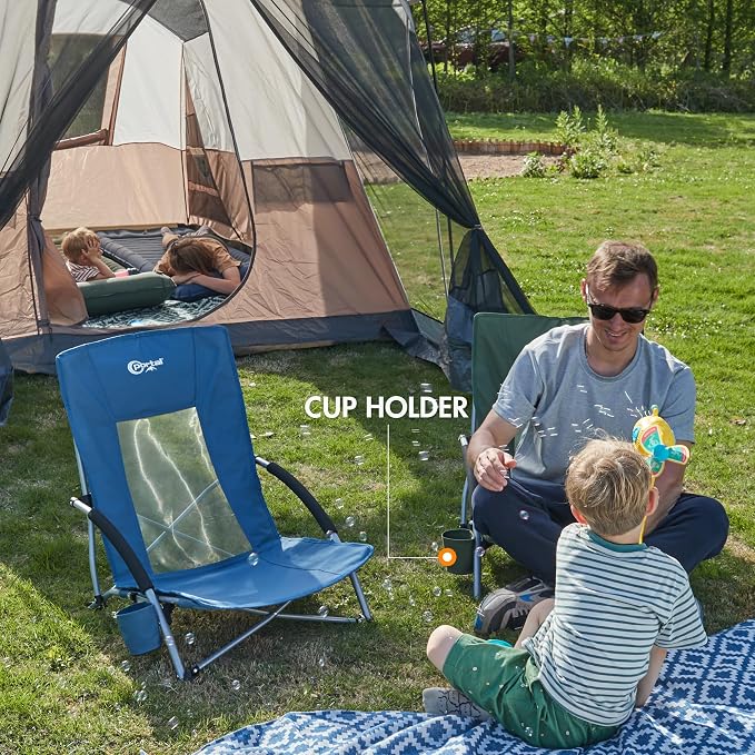 PORTAL Beach Chairs for Adults Camping Low Lightweight Portable Chair - Image 7