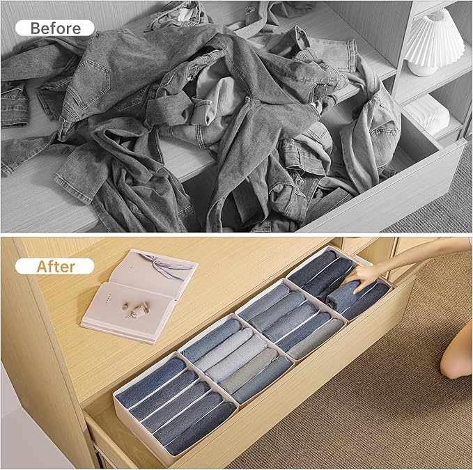 4 Packs Jeans Drawer Organizers - Image 2