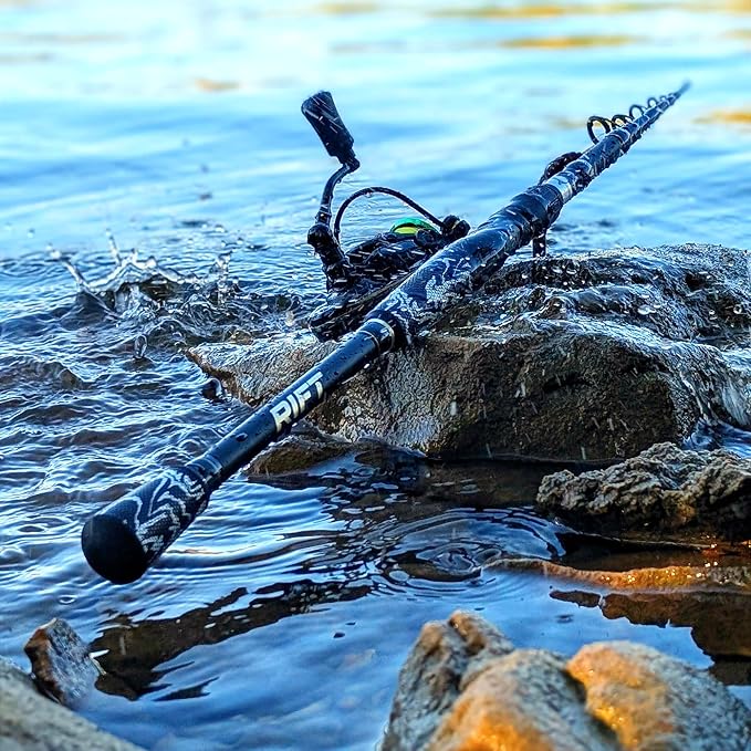 RIFT Venture Telescopic Fishing Rods, Rubber Grips, Fuji Guides, Carbon Fiber - Image 9