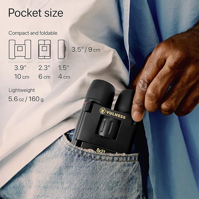 Binoculars for Adults | Compact Small Mini Travel Binocular for Bird Watching - Image 6