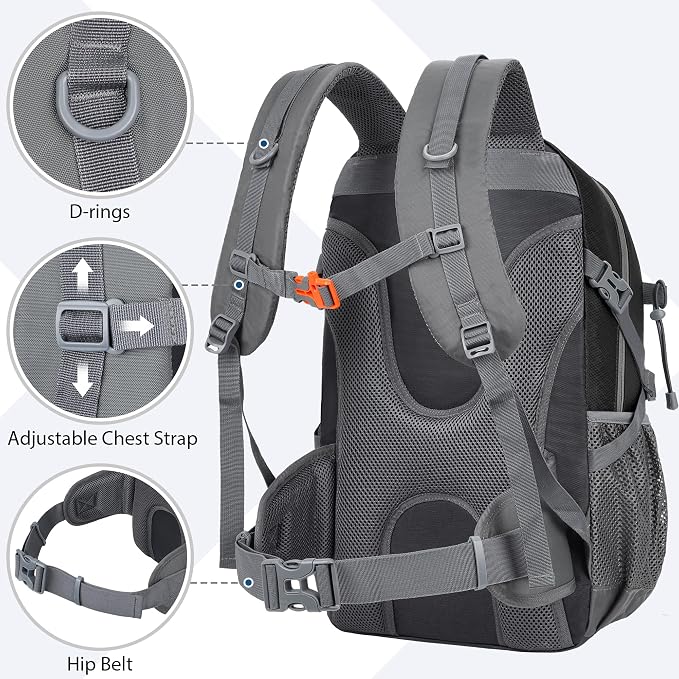 Hiking Backpack 30L Lightweight Travel Daypack Small Day Pack - Image 6