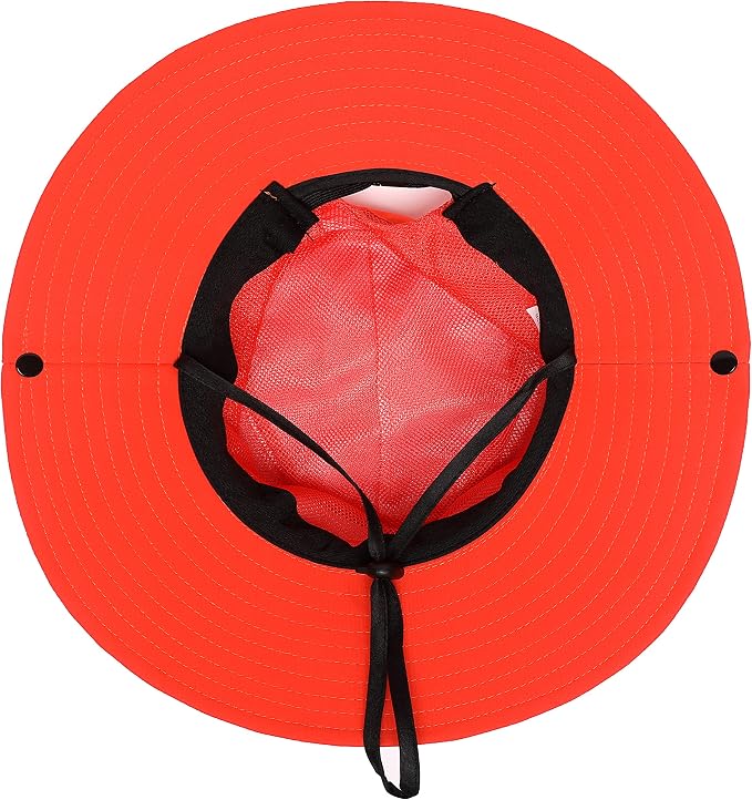 Womens Summer Sun Hat Beach Hat Wide Brim Outdoor UV Protection Hat Foldable - Image 6