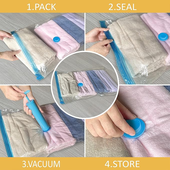 10 Medium Vaccum Storage Bags, Space Saver Vacuum Storage Bags Medium, Space - Image 7