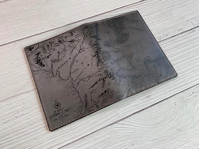 Handmade Leather Passport Wallet - Image 4