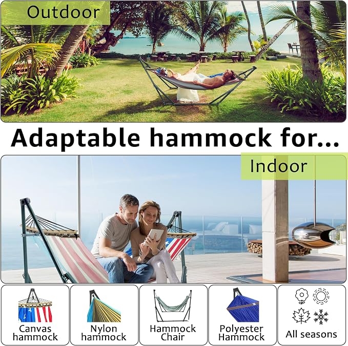 Tranquillo Sturdy Steel Hammock - Image 5