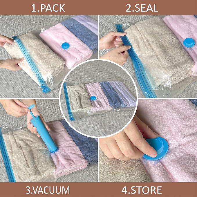 10 Small Vacuum Storage Bags - Image 7
