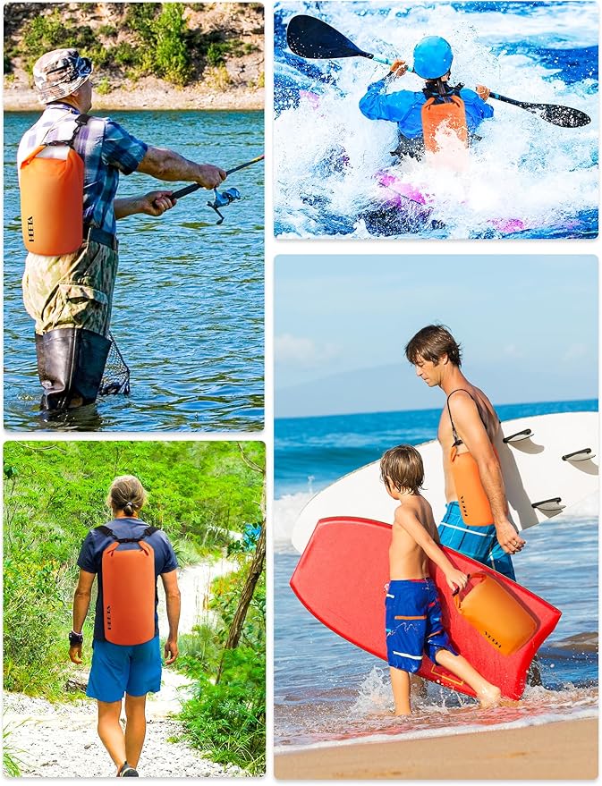 HEETA Waterproof Dry Bag for Women Men 5L/10L/20L/30L/40L Roll Top Lightweight - Image 5