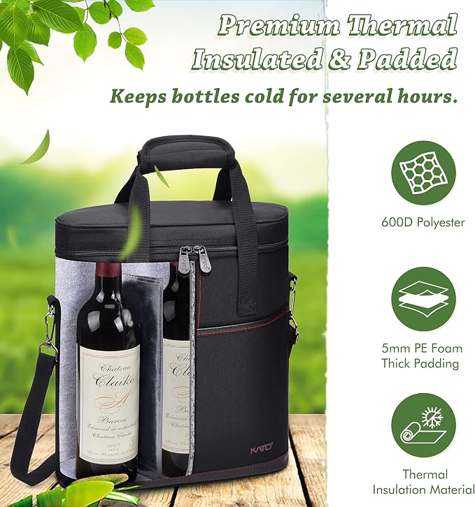 Tirrinia Insulated Wine Gift carrier - Image 6