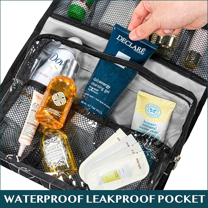 PAVILIA Travel Hanging Toiletry Bag - Image 8
