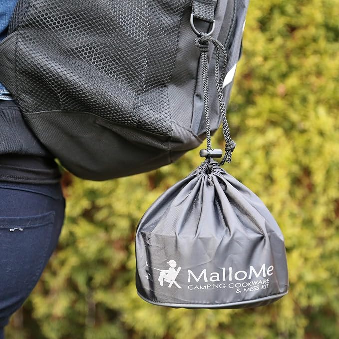 MalloMe Camping Cookware Mess Kit - Image 6