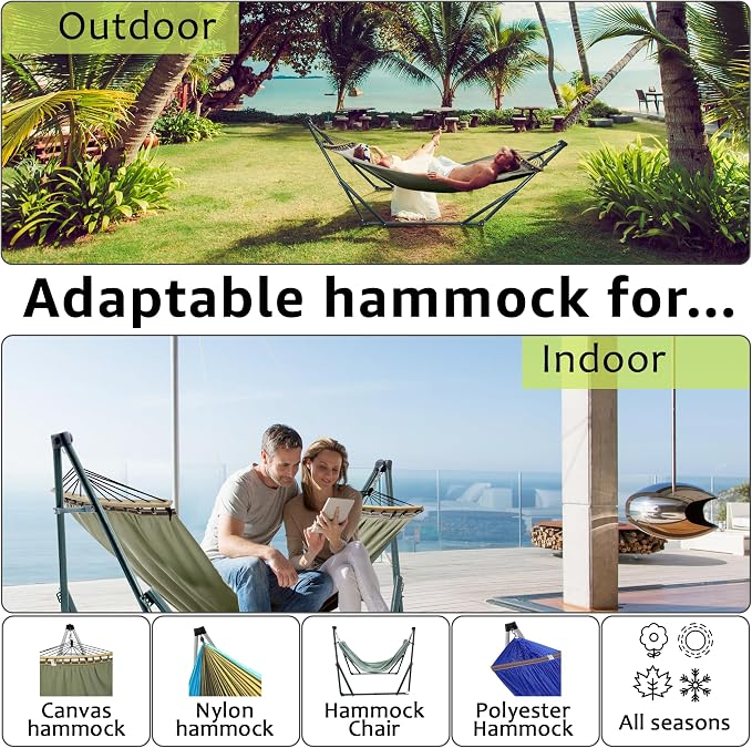 Tranquillo Sturdy Steel Hammock Stand - Image 8