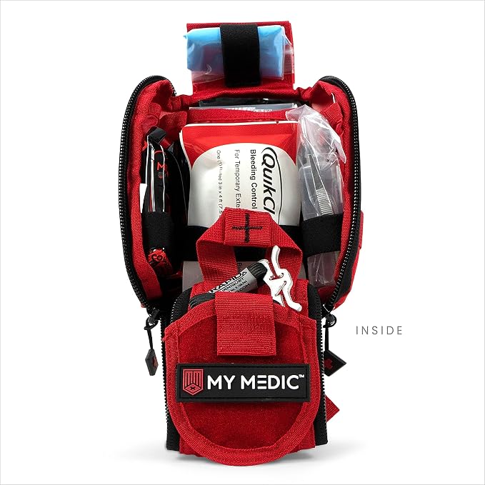 My Medic - TFAK - Ifak Trauma Kit - HSA/FSA Approved - Over 35 Essential Life - Image 6