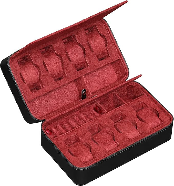 ROTHWELL 8 Watch Travel Case Storage Organizer by RothwellSanFrancisco
