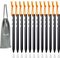 Aluminum Alloy Tent Stakes Pegs, Lightweight Metal Stakes Pegs by BIFUNIE
