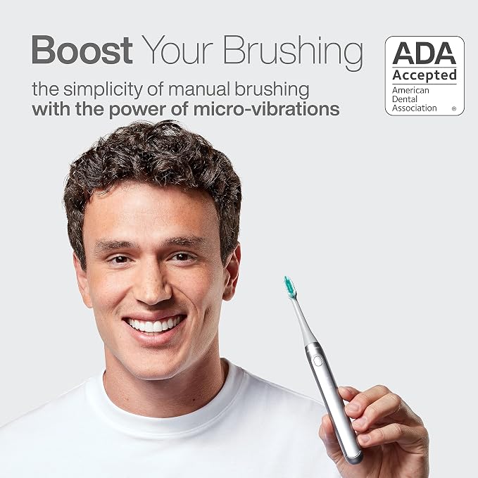 Aquasonic Icon ADA-Accepted Rechargeable Toothbrush | Magnetic Holder & Slim - Image 2