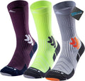 Men's Compression Running Socks: Coolmax Athletic Crew Socks Moisture Wicking by TENYSAF%C2%AE