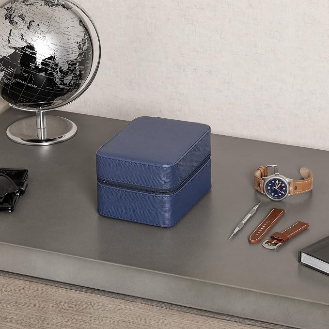 ROTHWELL 5 Watch Travel Case Storage Organizer - Image 2