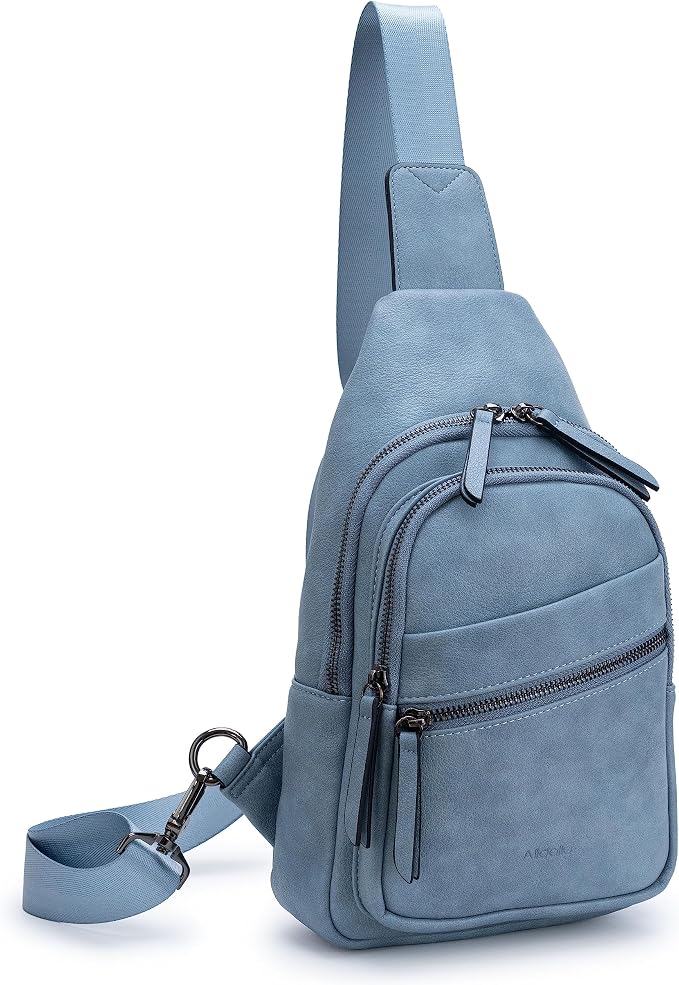 Alldaily Large Sling Bag for Women Crossbody Purse Leather Fashionable Trendy by Alldaily