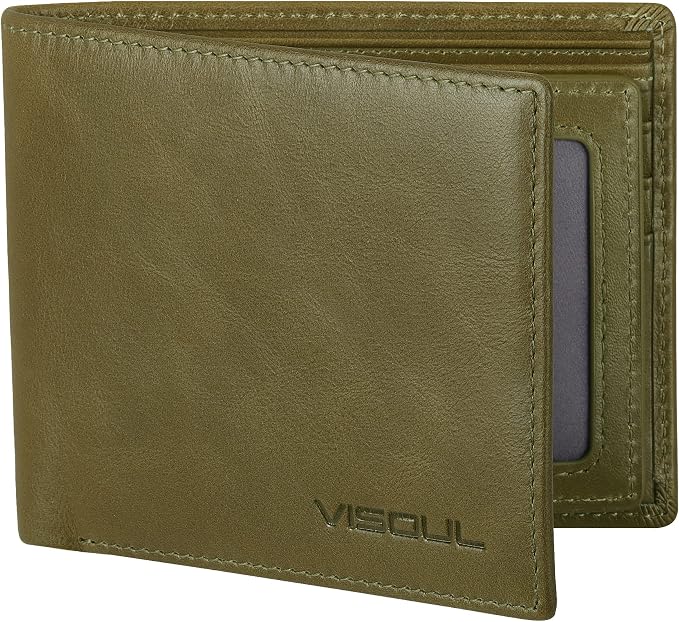 VISOUL Men's Bifold Wallet by VISOUL