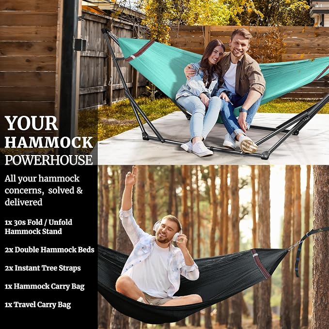Tranquillo Combo x2 Hammocks - Image 9