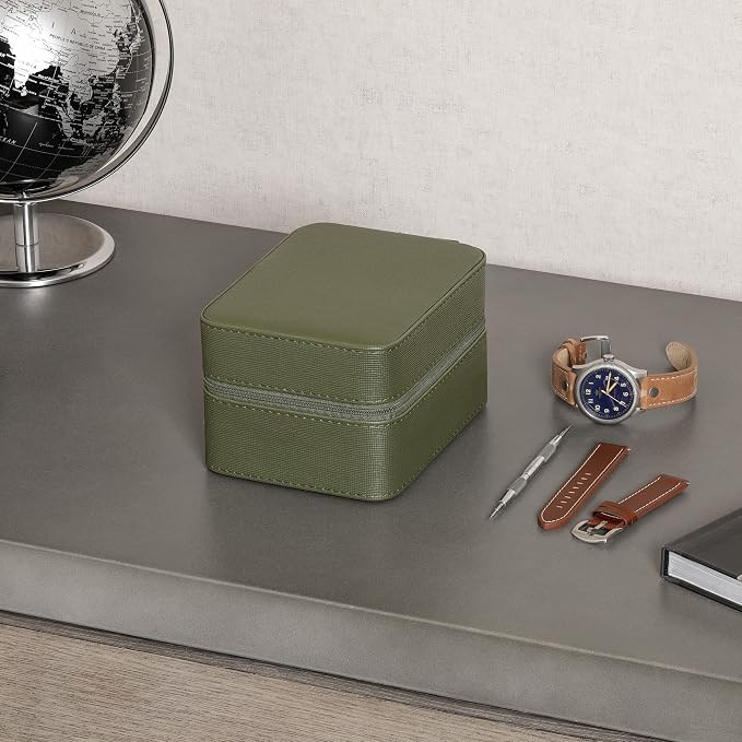 ROTHWELL 5 Watch Travel Case Storage Organizer - Image 2