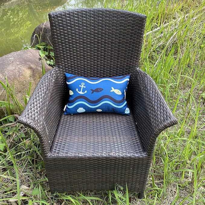 Outdoor Neck Pillow for Recliner, Patio Chaise Lounge Waterproof Headrest Pillow - Image 5