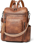 Shrrie Vegan Leather Laptop Backpack by Shrrie